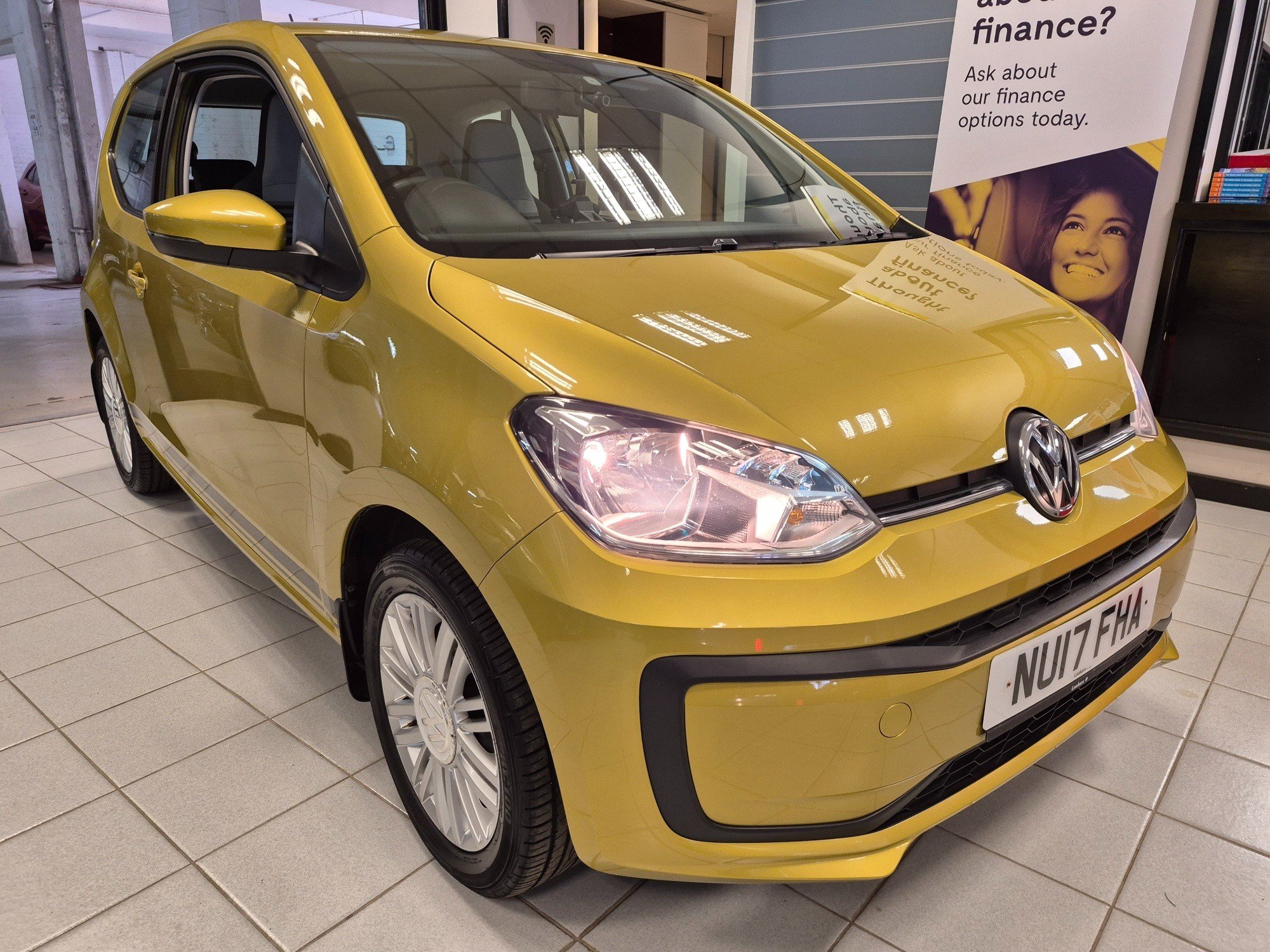 Used 2017 Volkswagen UP! 1.0 Move up! Hatchback 3dr Petrol Manual Euro ...